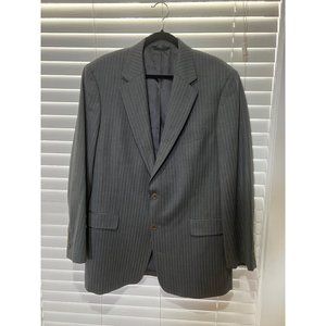 Brooks Brothers‎ 346 Gray Striped Sport Coat Blazer - Size 44L